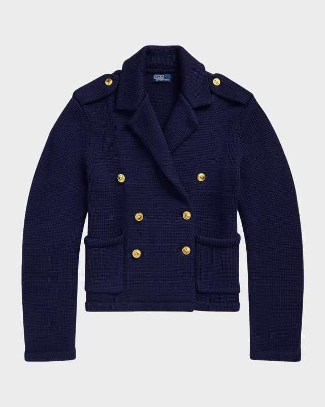Double-Breasted Wool Sweater Blaz